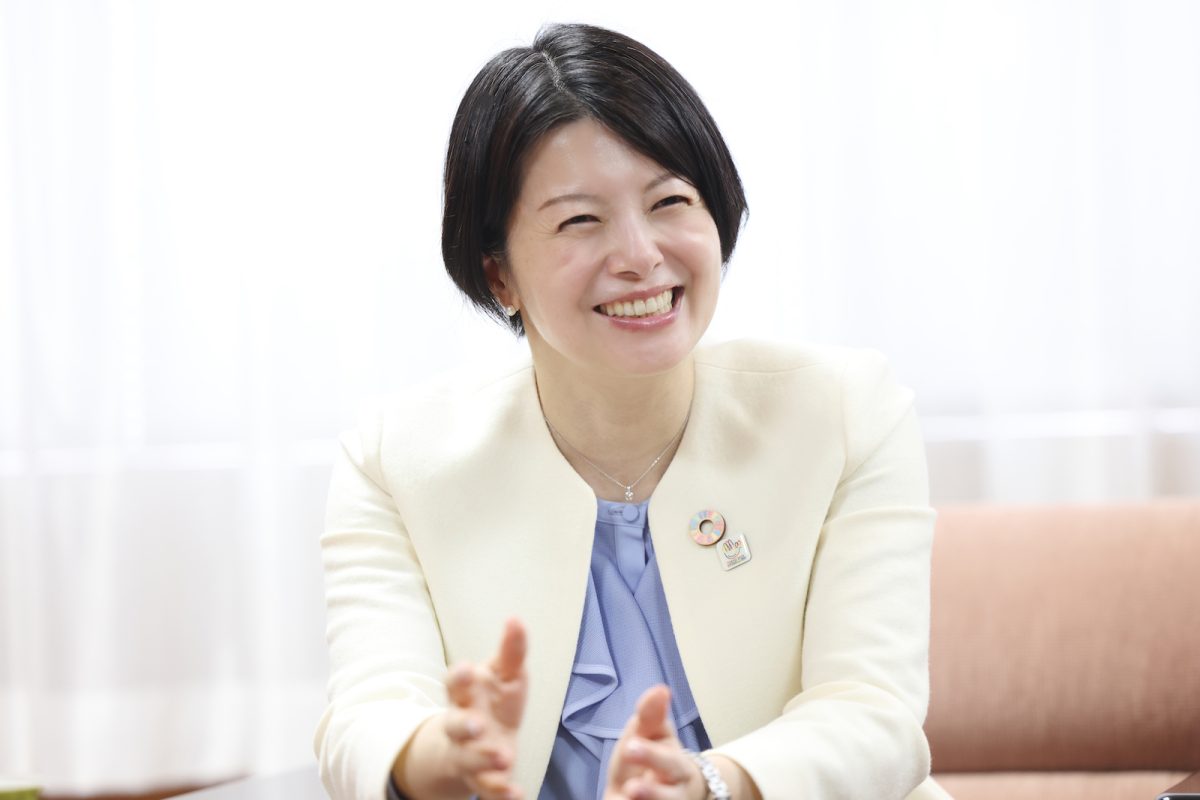 品川区長森澤恭子さん