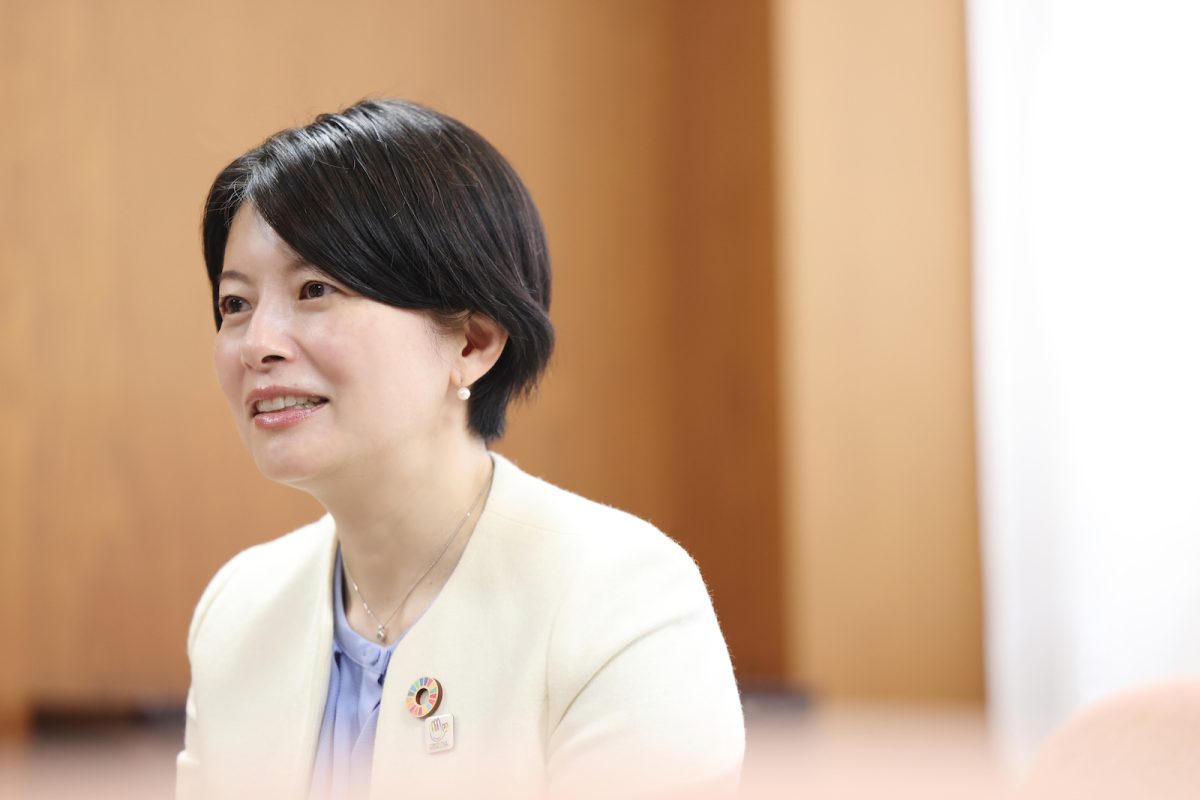 品川区長森澤恭子さん