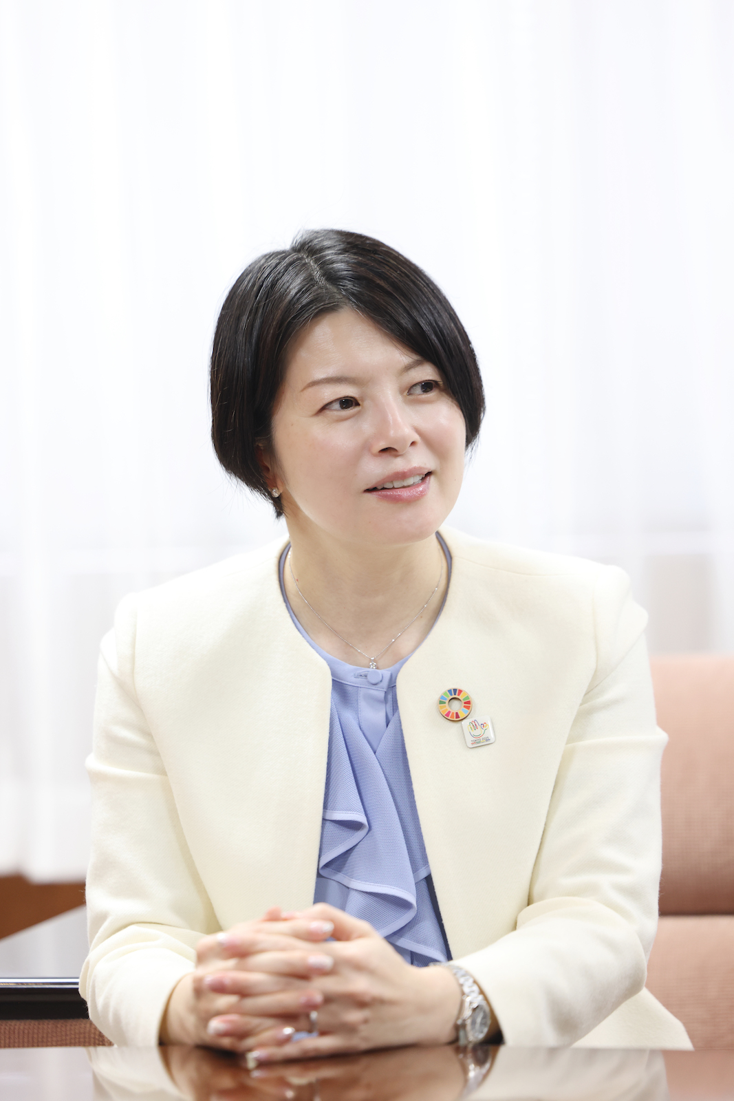 品川区長森澤恭子さん