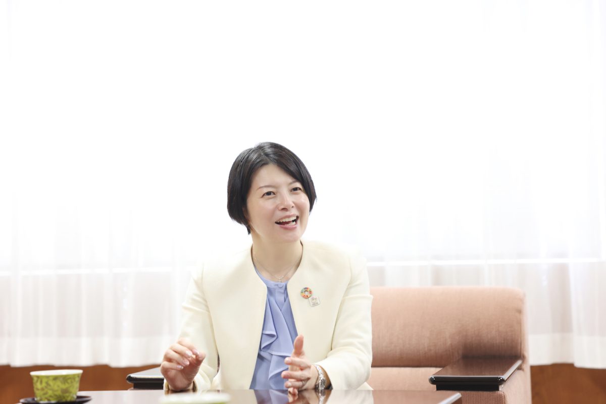 品川区長森澤恭子さん