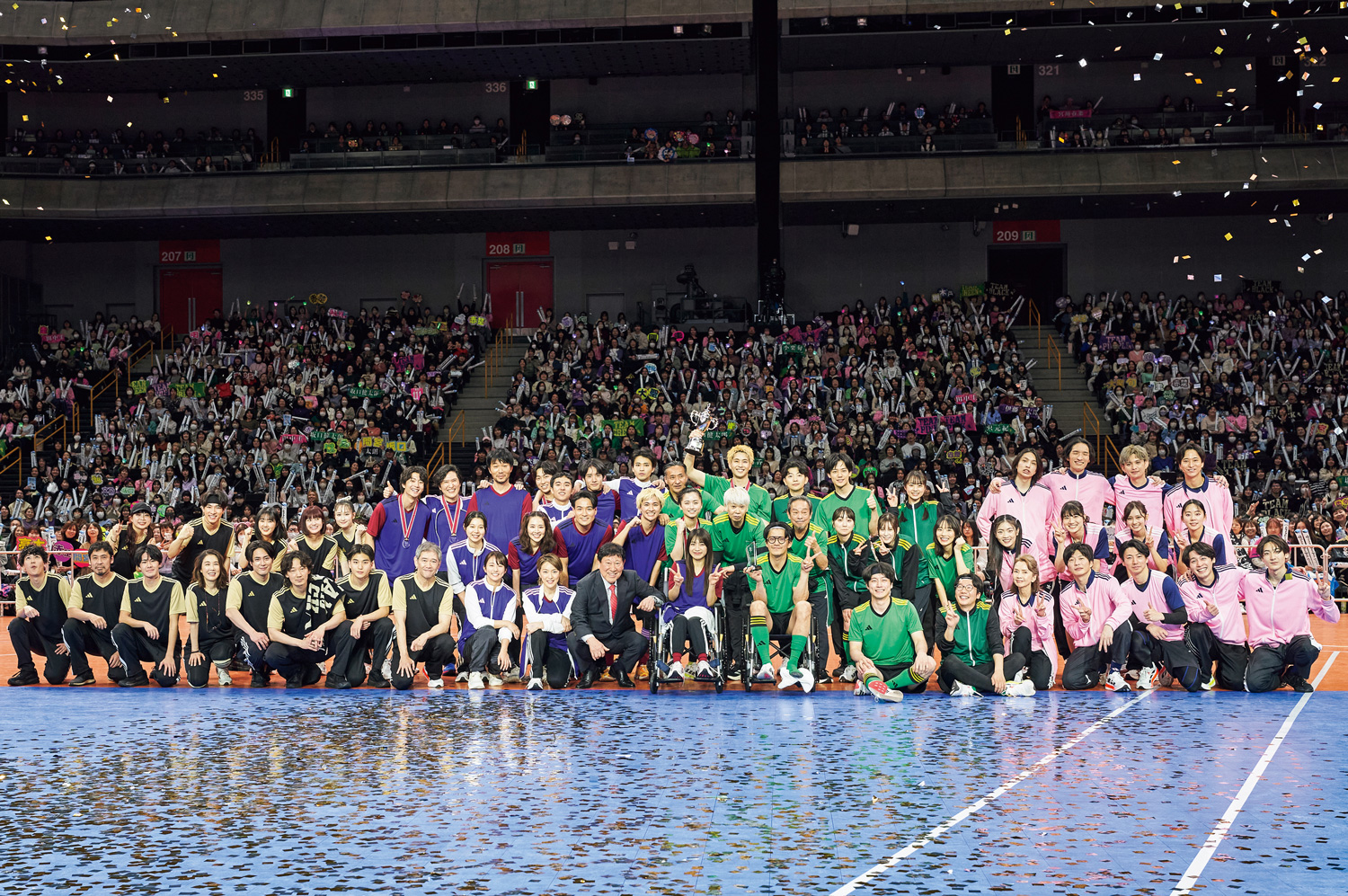 トライストーン大運動会の集合写真