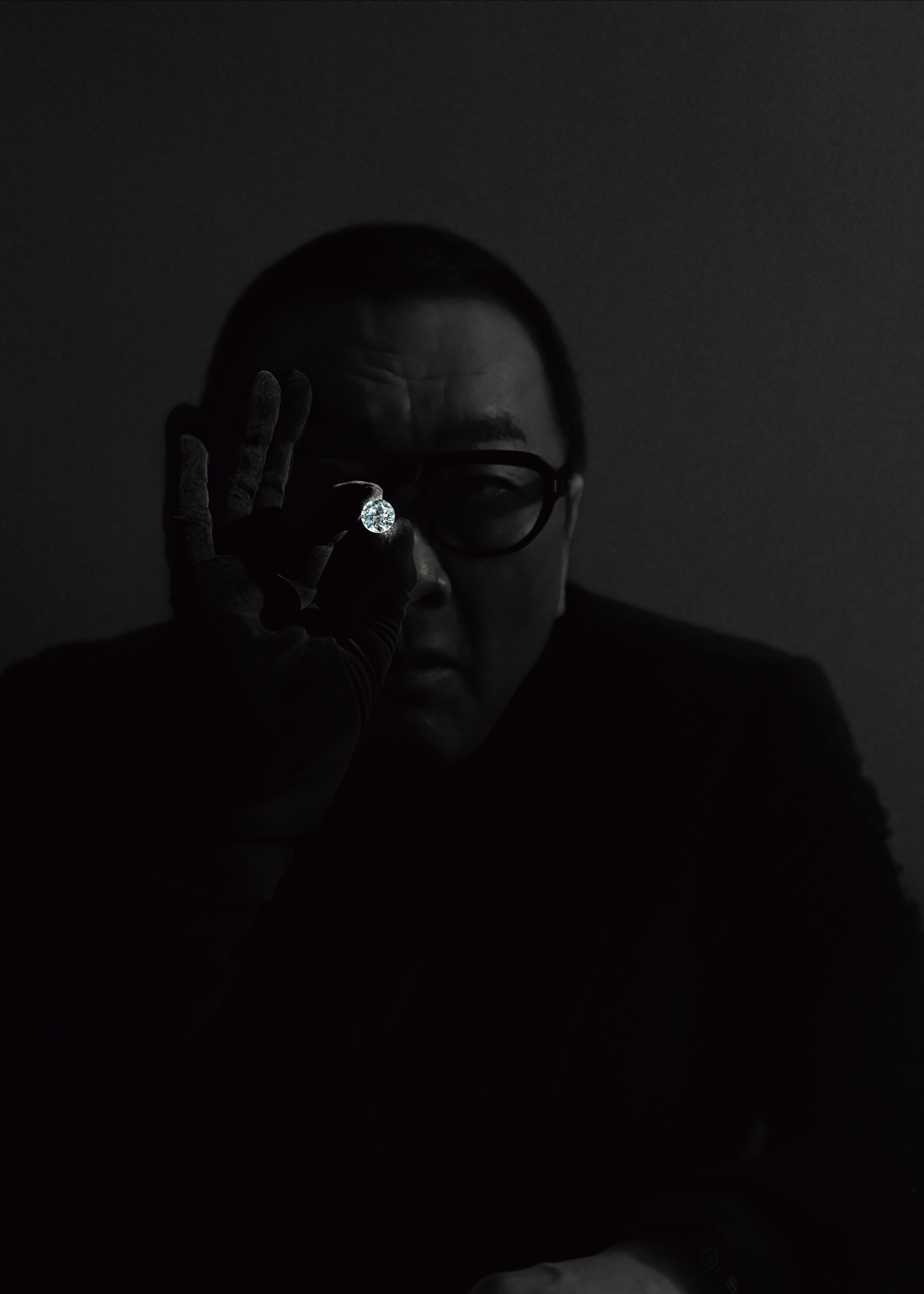 ダイヤモンドを持つ見城氏