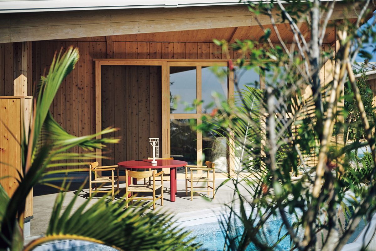 「YAWN YARD Kouri Island」のテラス