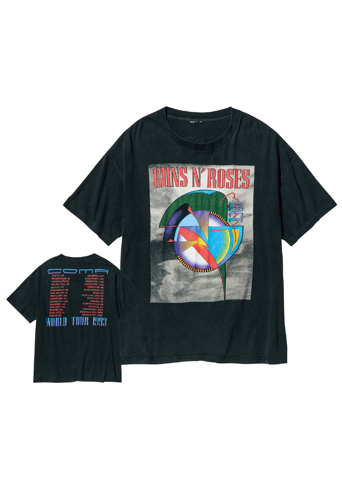 ガンズ・アンド・ローゼズのTシャツ
