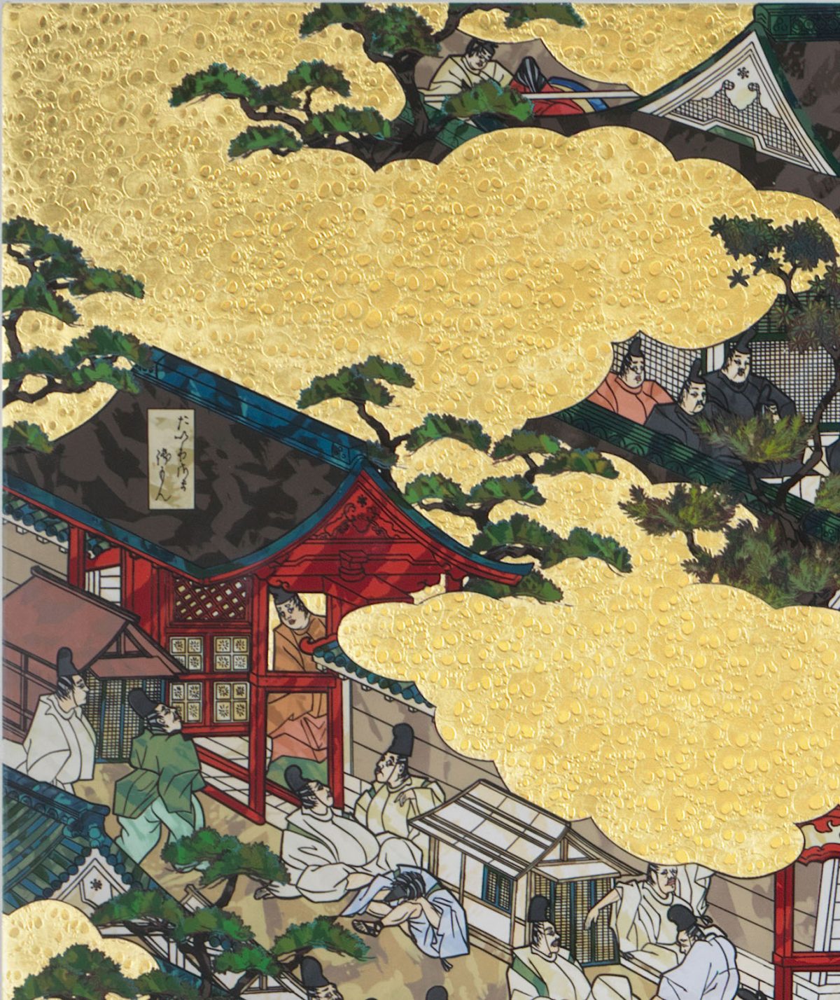 村上隆《洛中洛外図 岩佐又兵衛 rip》(部分)2023-2025年
©️2023-25 Takashi Murakami/Kaikai Kiki Co., Ltd. All Rights Reserved.