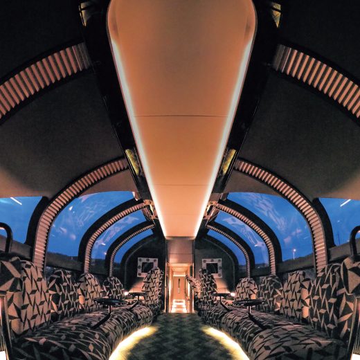 「TWILIGHT EXPRESS 瑞風」の展望車両