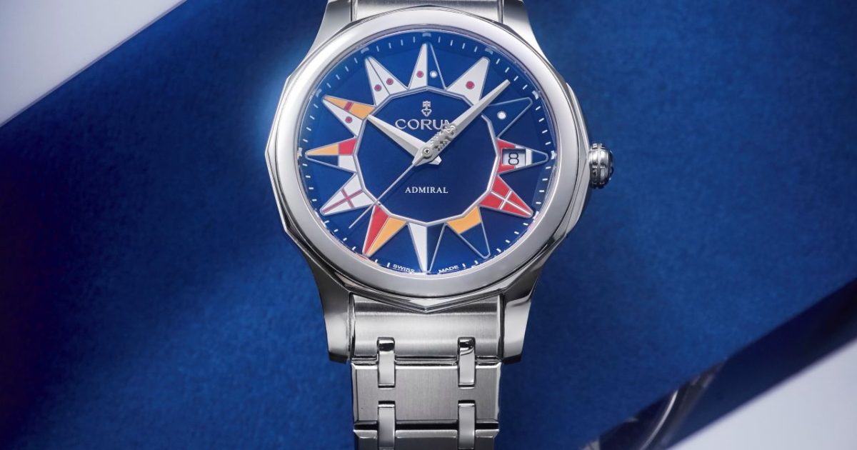 ブランド祭 ③ コルム CORUM 47425 31V36 クリッパークラブ ネイビー 