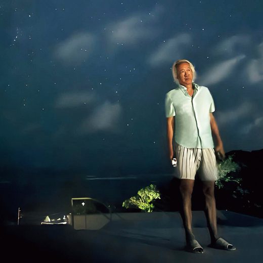 星空と福田淳氏