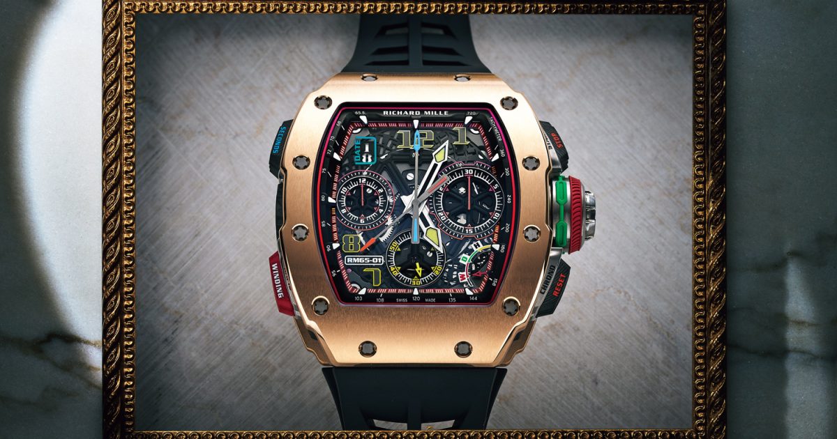 リシャール・ミル、高性能クロノグラフ「RM 65-01」のゴールドモデル
