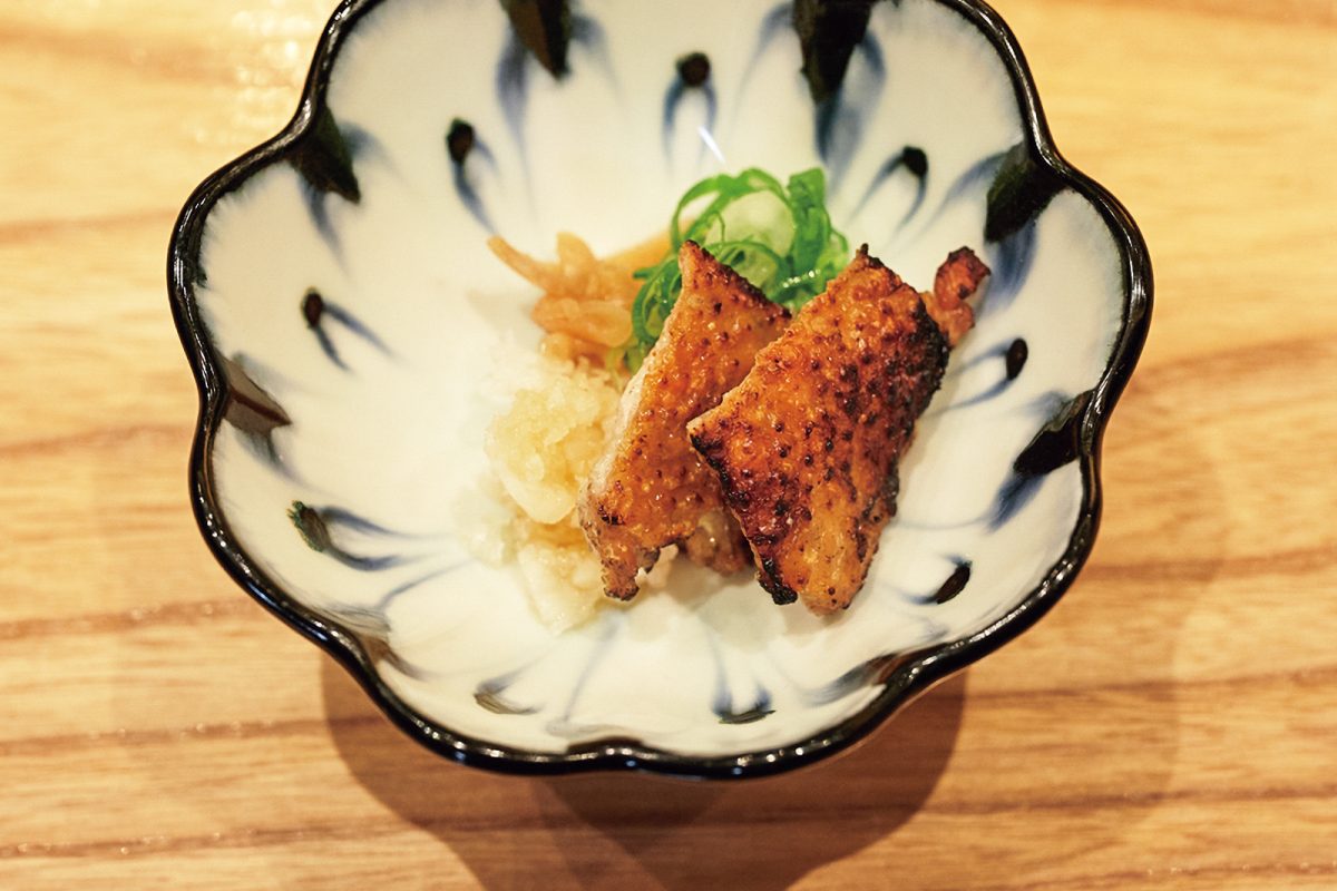 「鳥嵩」のモモ肉の焼鳥