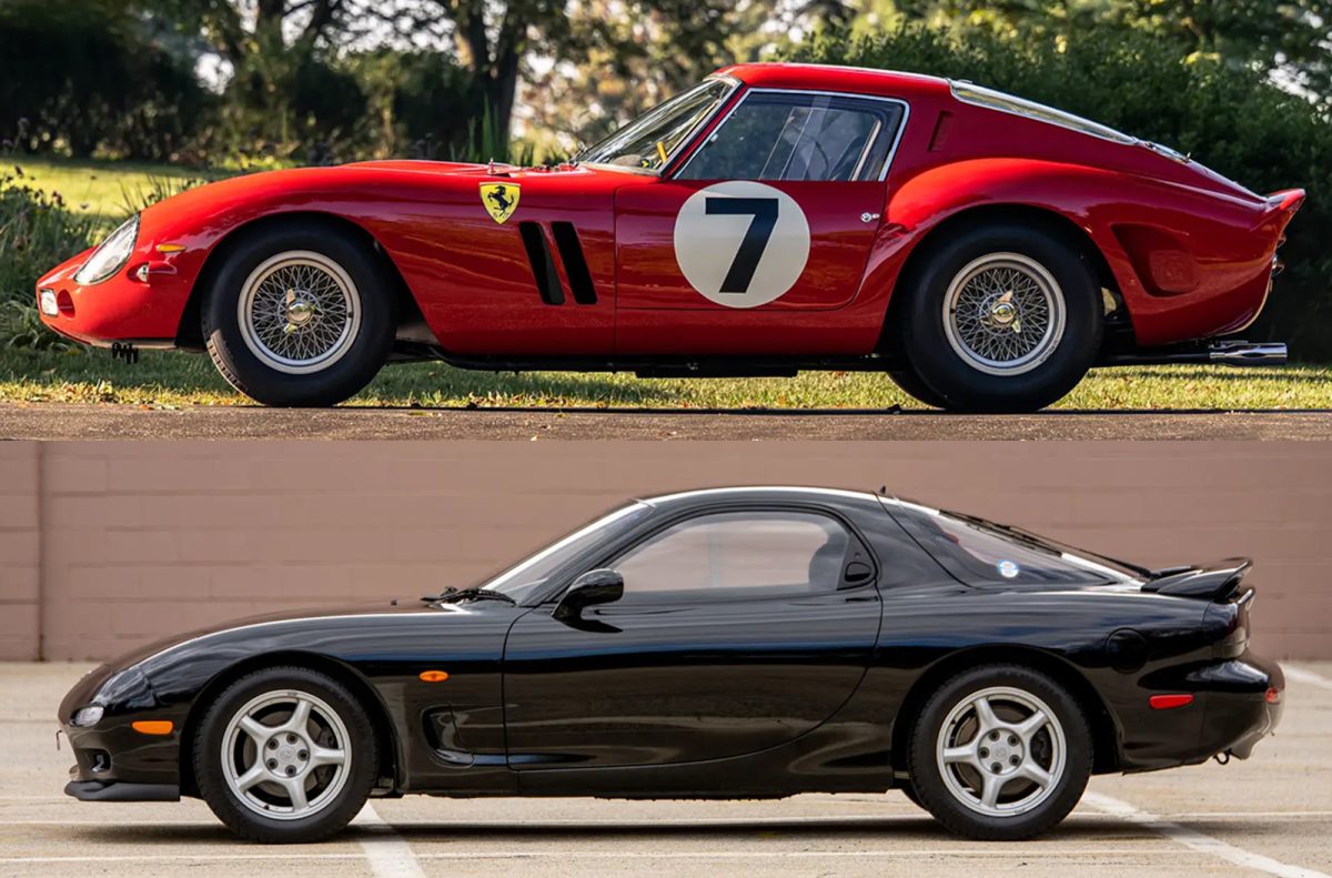 フェラーリ250GTO マツダRX-7