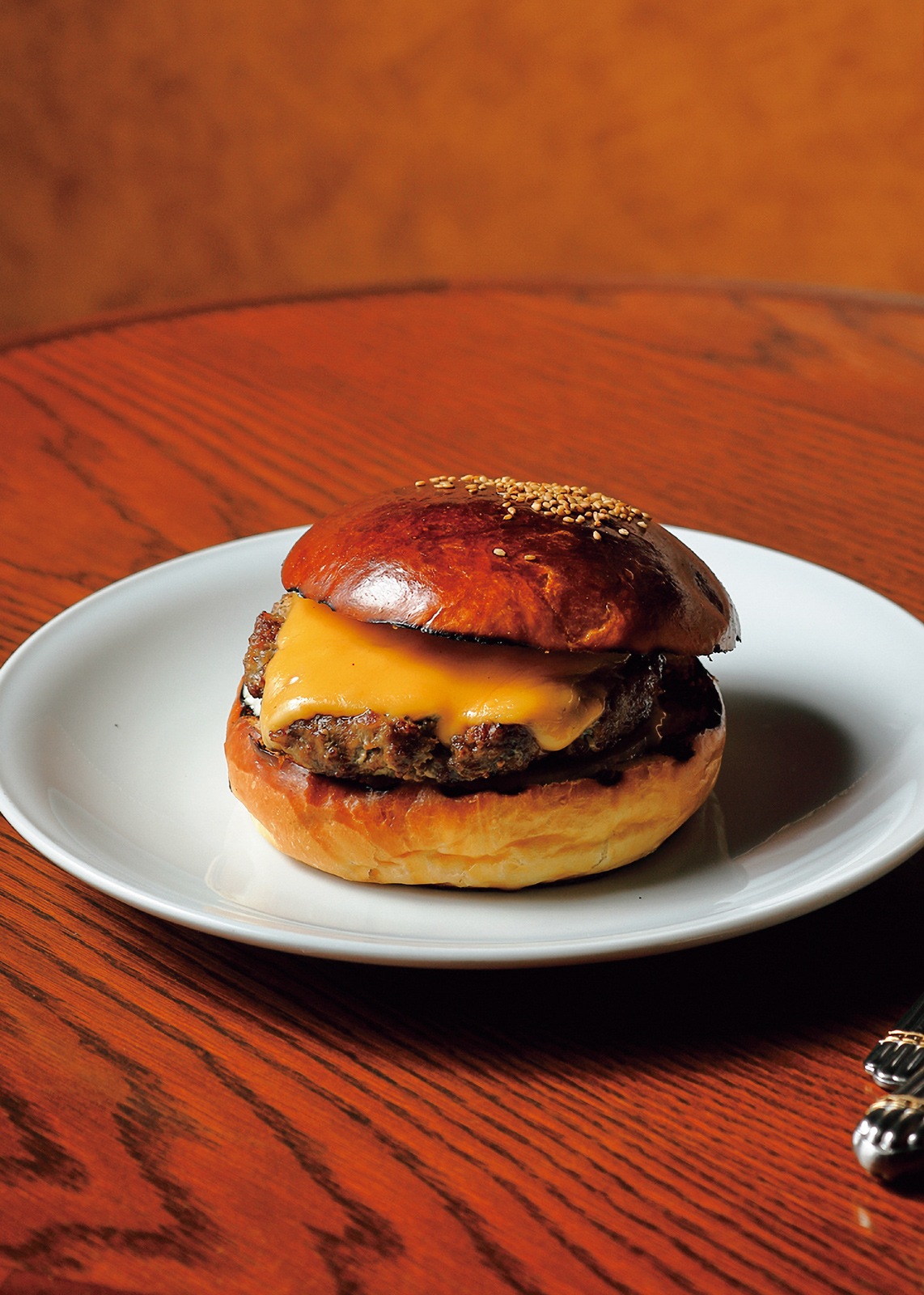 「ギャツビー」のチーズバーガー
