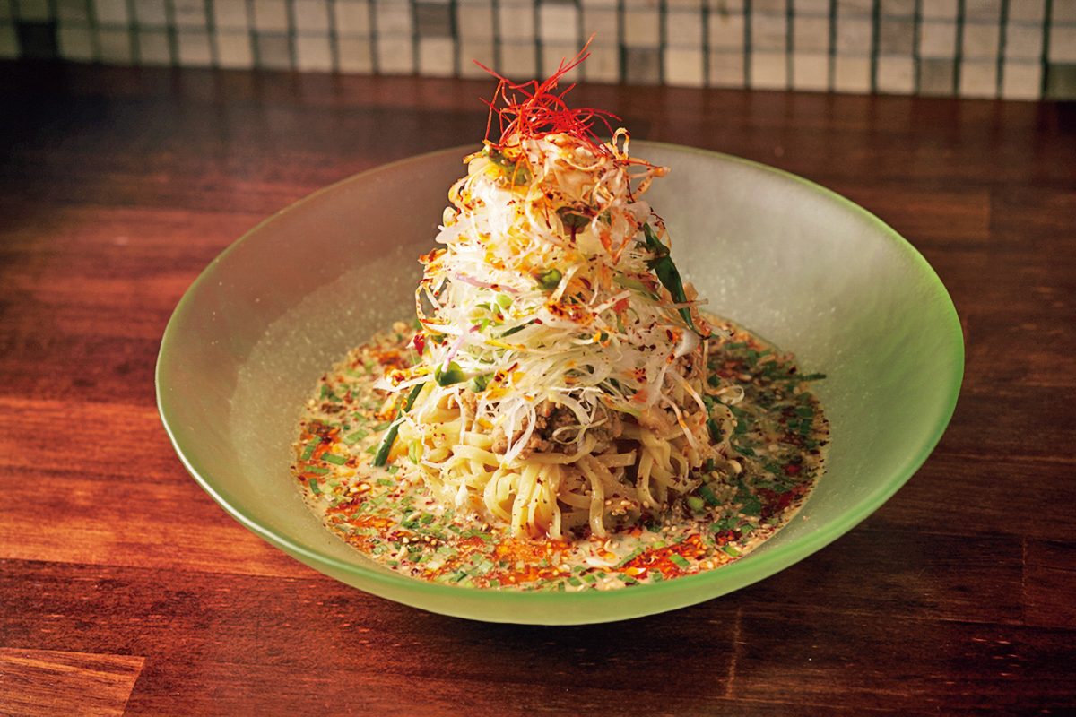 「春巻き専門店 はるまきバトン」のちょい汁担々麺