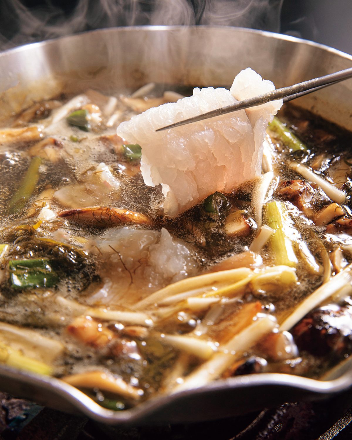 「割烹 樋山」の鱧松鍋