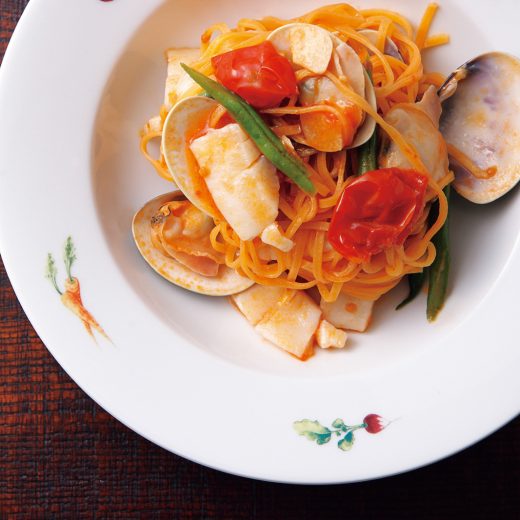 「イル・フィーロ」のハマグリとホタテのパスタ