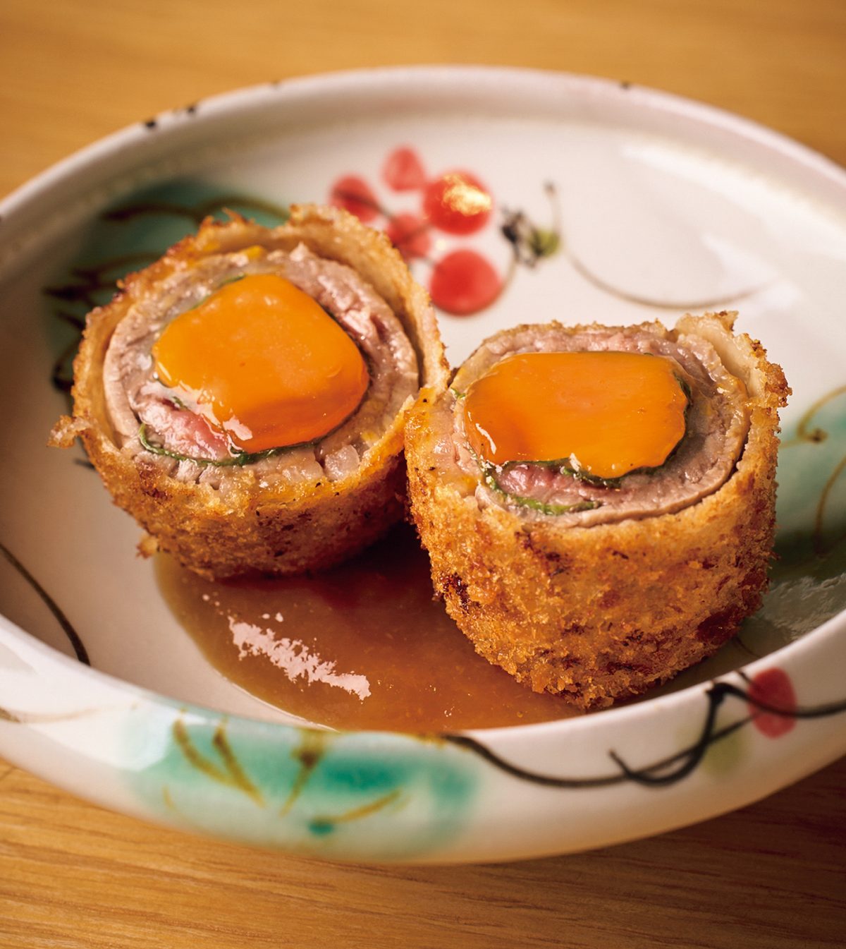 「かわた」の揚げすき焼き