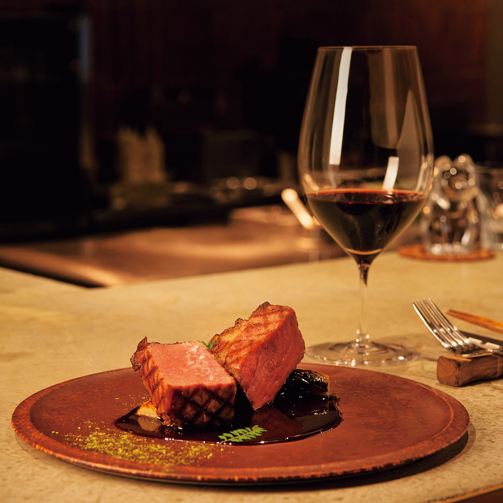 「ロルドット」のイベリコ豚 レアルベジョータのグリル