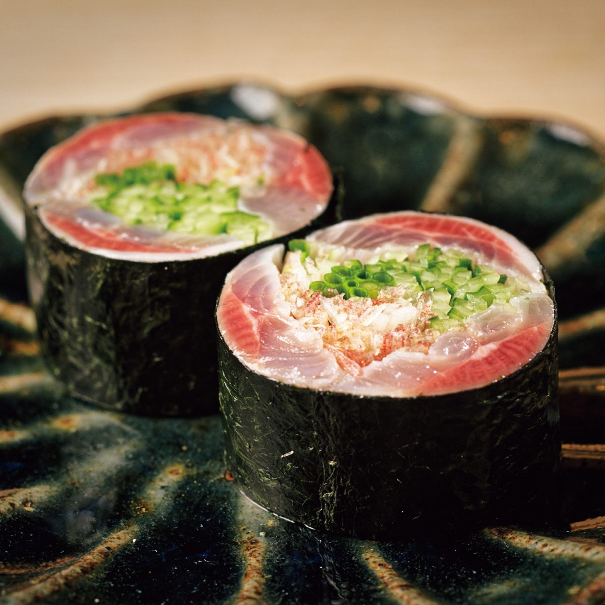 「鮨 田中」の海苔巻き