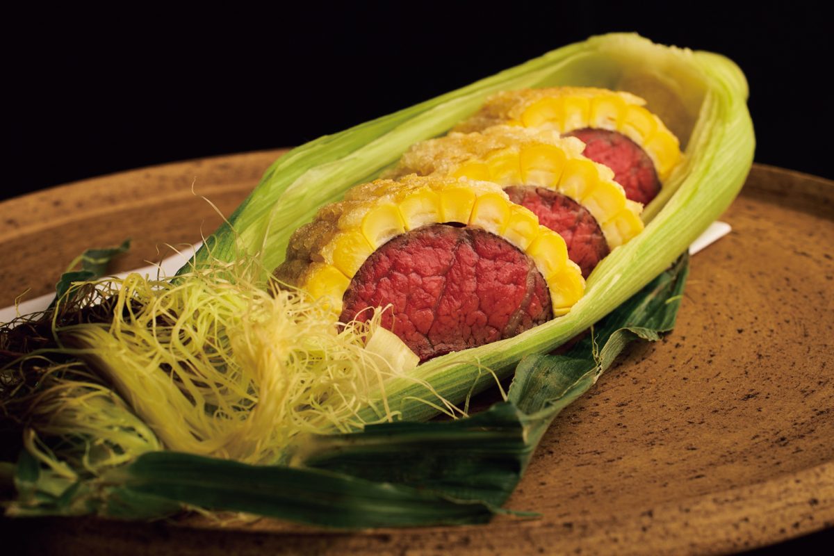 「ヨロニク トーキョー」の肉もろこし