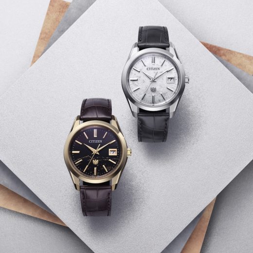 ザ・シチズン 30周年記念限定モデル Iconic Nature Collection「AQ4103-16W」と「AQ4100-22A」。