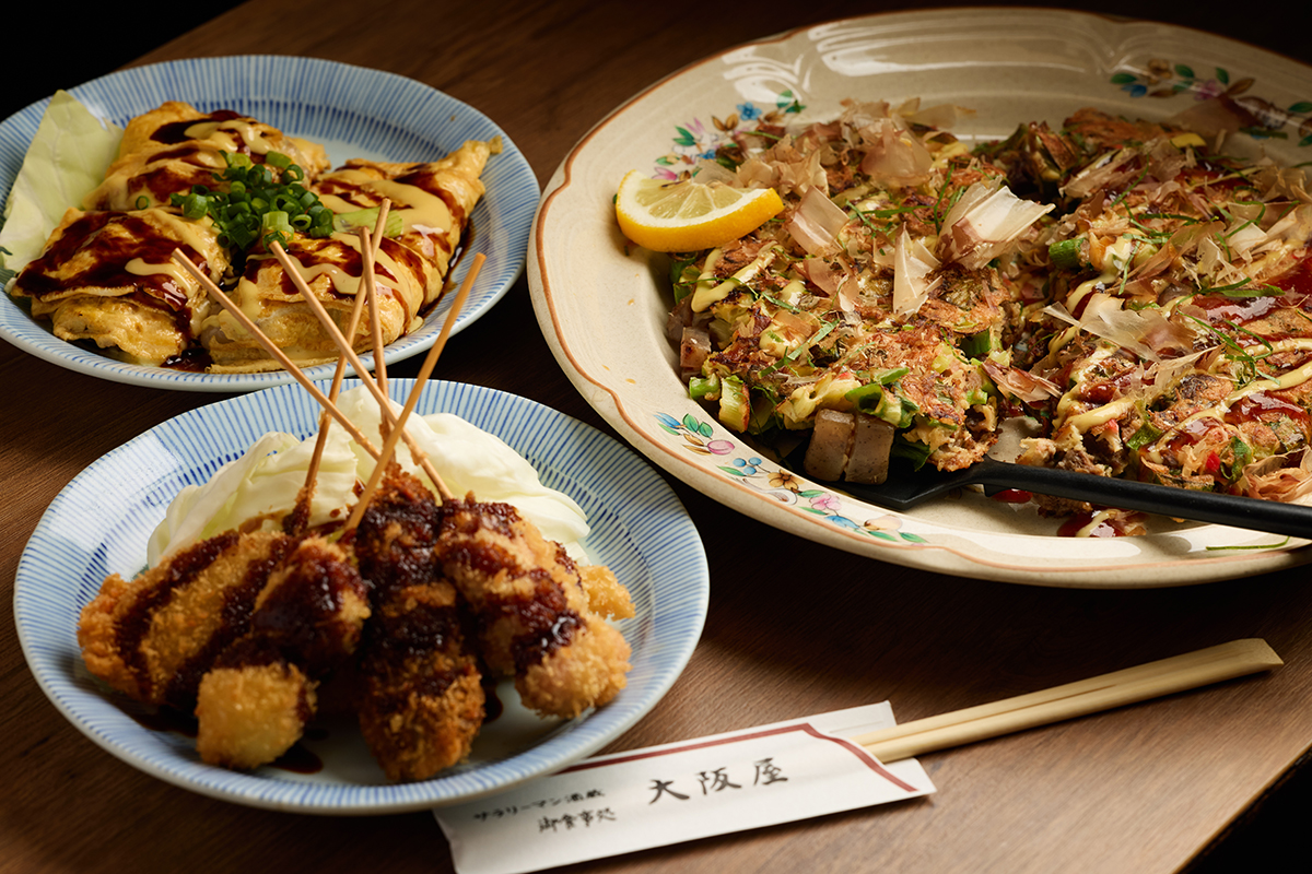 「大阪屋」食事