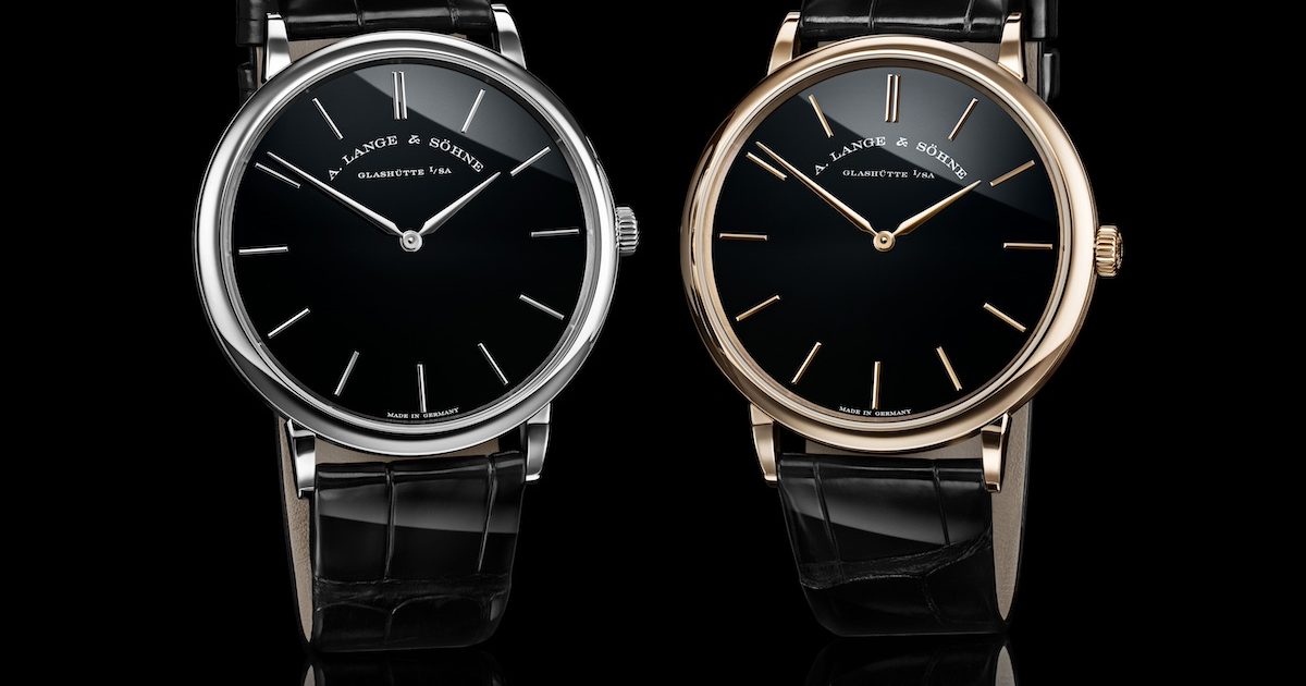 A.ランゲ&ゾーネ、美しいオニキス文字盤の限定モデル