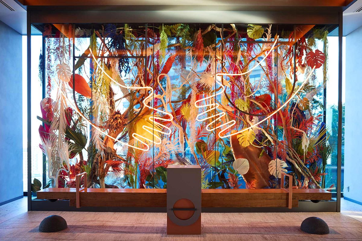 キャノピーbyヒルトン大阪梅田のロビーのアート