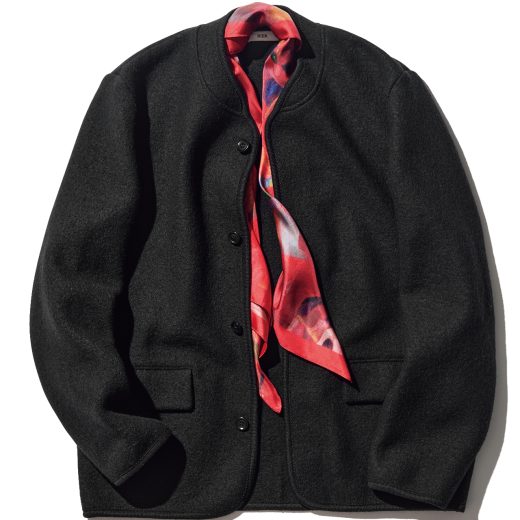 リアのノーカラージャケット