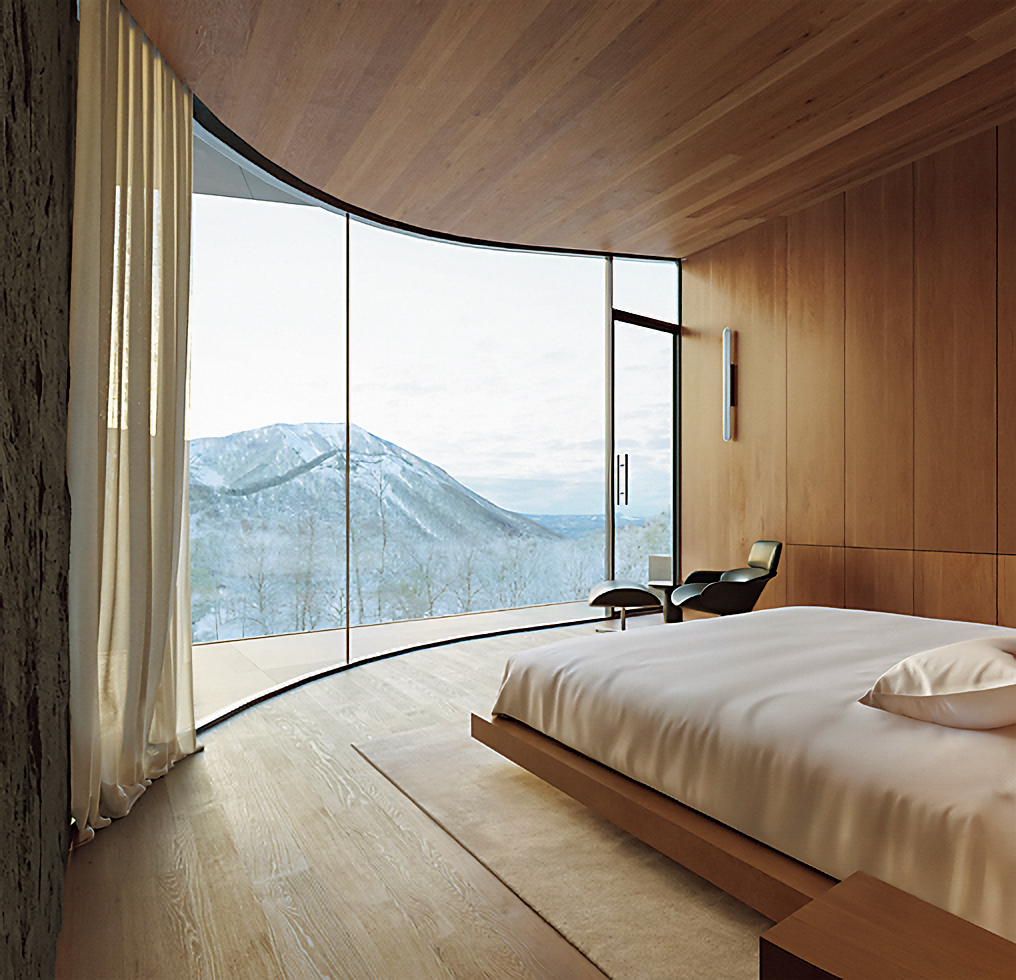 「NOT A HOTEL RUSUTSU」の客室