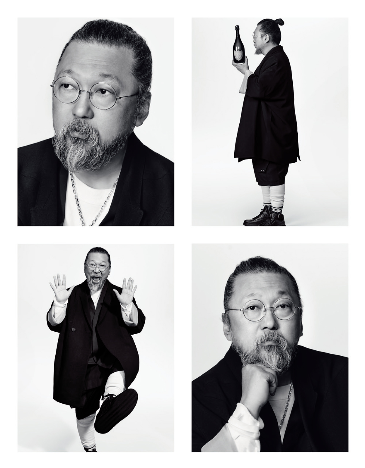 モノクロ:村上隆氏