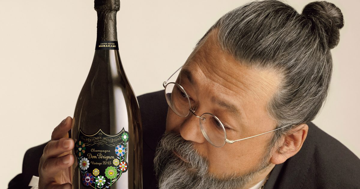 村上隆×ドン ペリニヨンの限定シャンパーニュ | GOETHE
