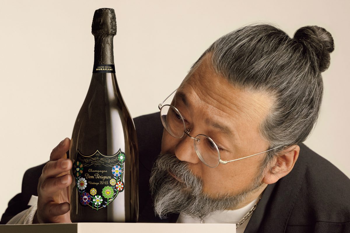 村上隆氏とドン ペリニヨン