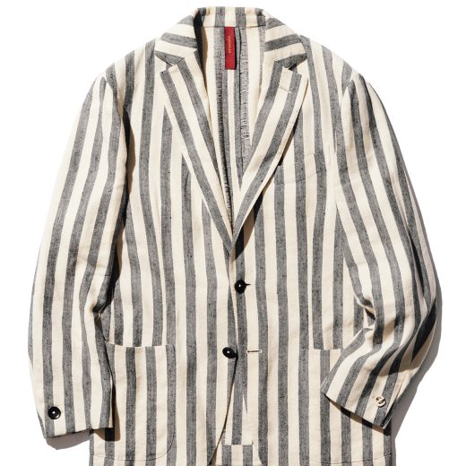 エルネストのストライプ柄ジャケット