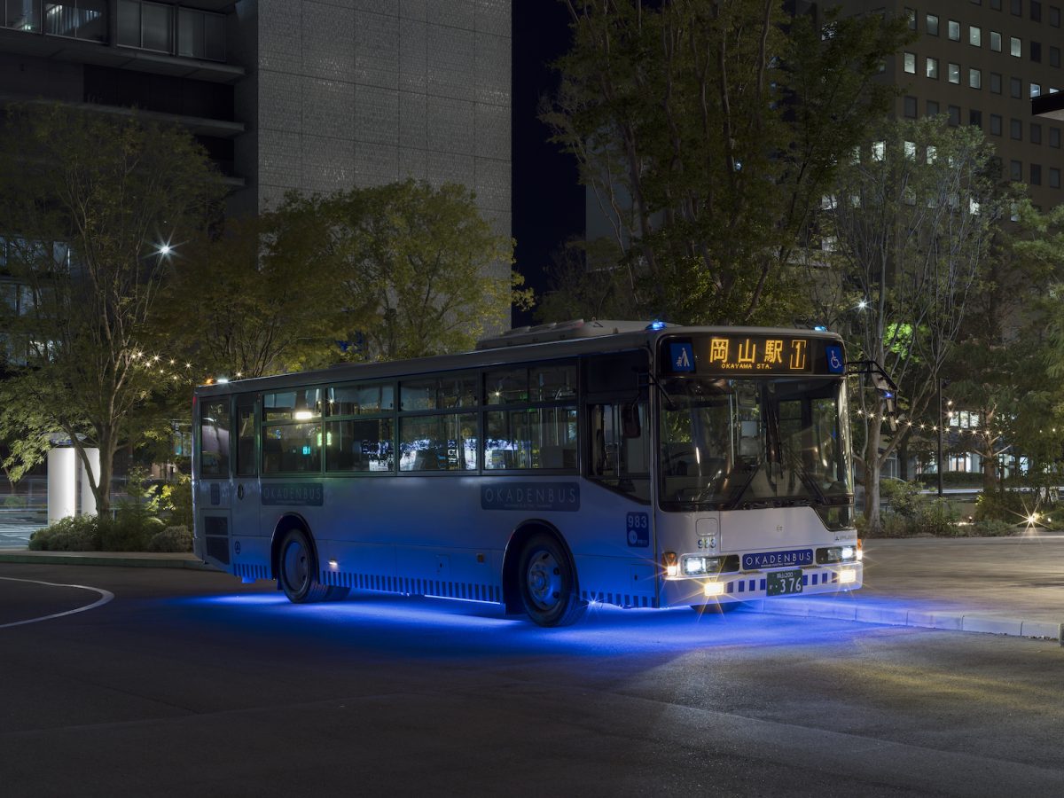 ジェームズ・チンランド《レインボーバスライン》2025年 Courtesy of the artist
©2025 岡山芸術交流実行委員会 撮影:市川靖史