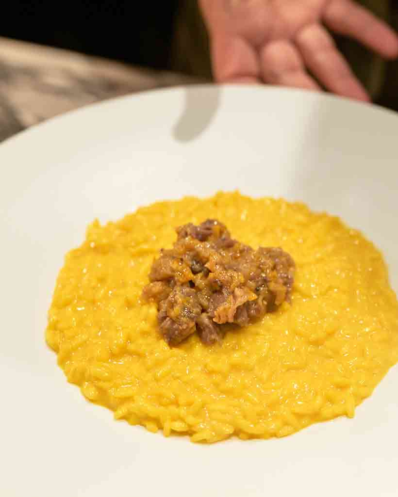 オッソブーコリゾット