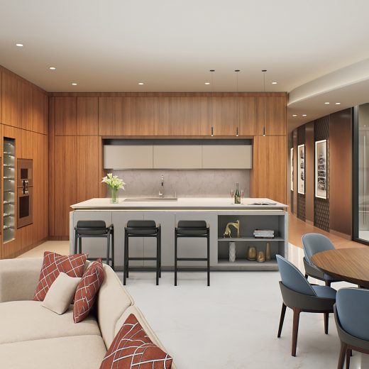 「ベントレー・レジデンス」リビング