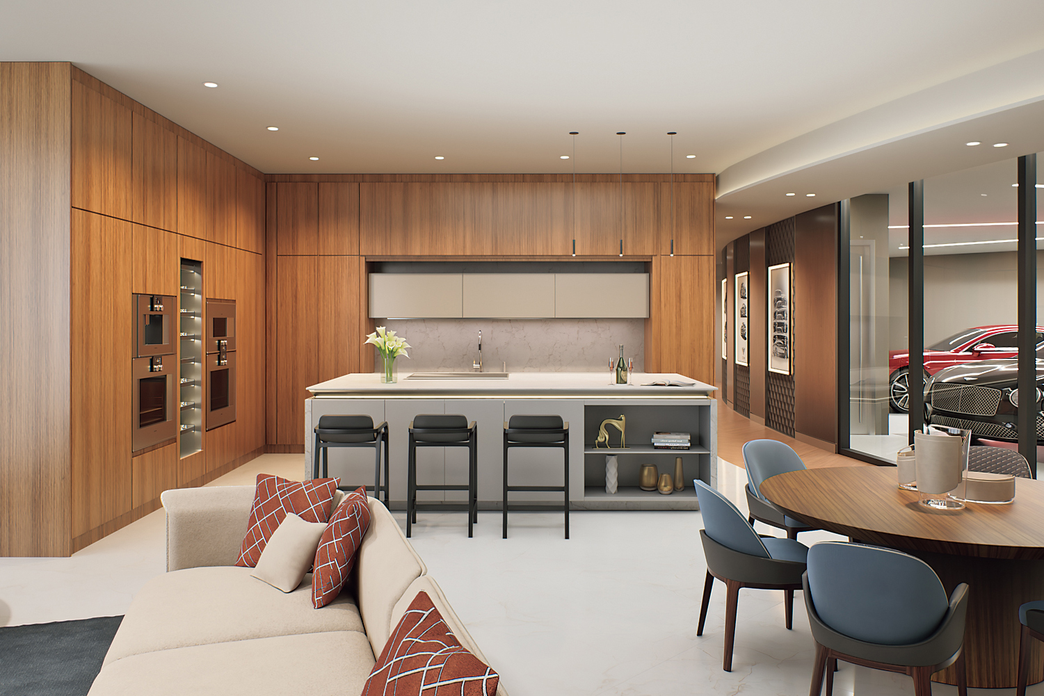 「ベントレー・レジデンス」リビング