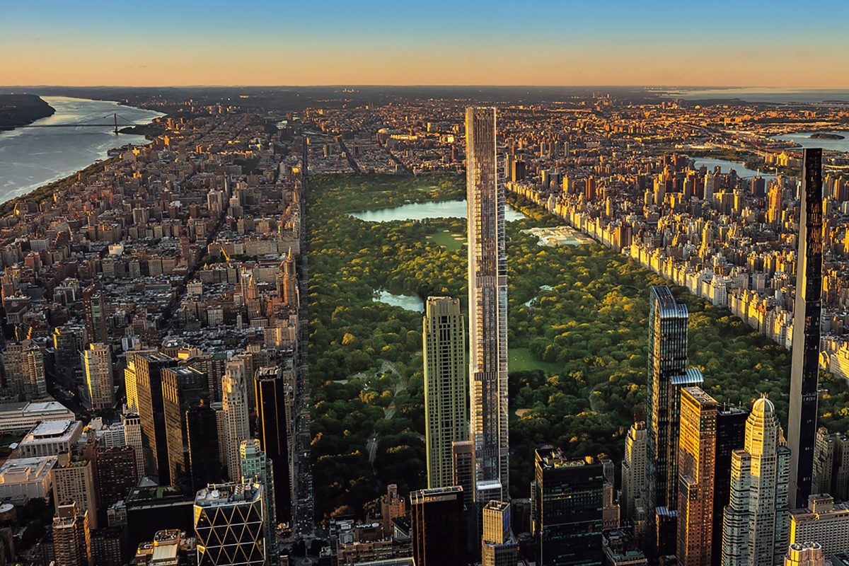 「セントラル・パーク・タワー」の外観