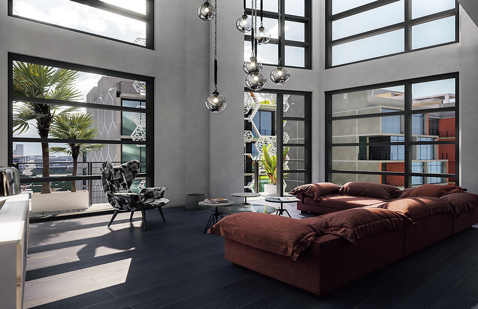 「ディーゼル ウィンウッド コンドミニアム」の室内