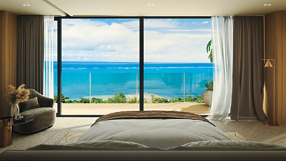 「ESQVA THE HEAVENS OKINAWA Villa OCEAN ＆ Villa SKY」ベッドルーム