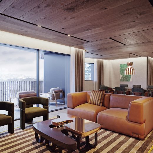 「フェンディ プライベート レジデンス」リビング