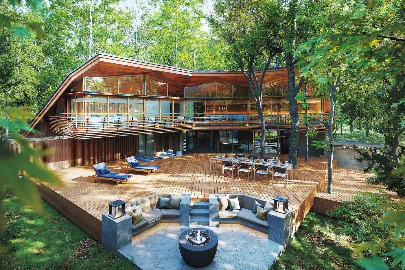 「GLAMDAY STYLE TEITAKU 浅間ノ詩」のテラス