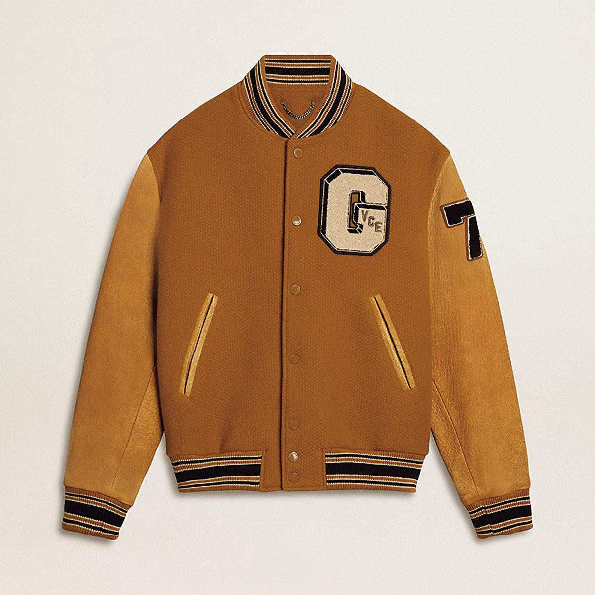 「ゴールデングース」のボンバージャケット ウール