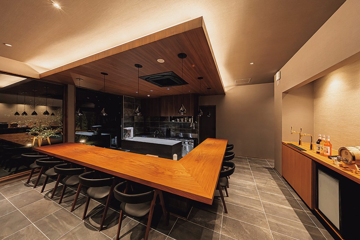 「Residence Villa Kawaguchiko Lago」の専用ダイニングスペース