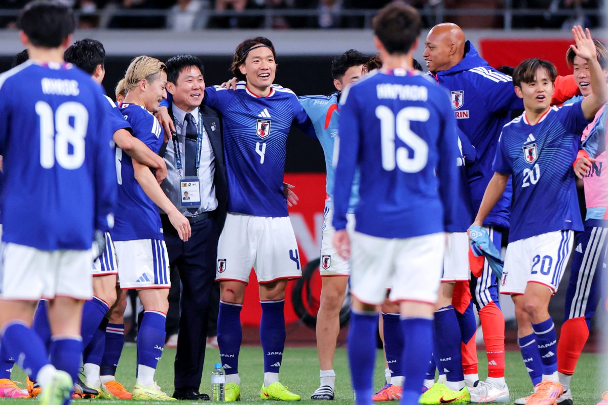 森保一、史上初のAマッチ通算100試合。日本代表を強くした“人間力”の真価
