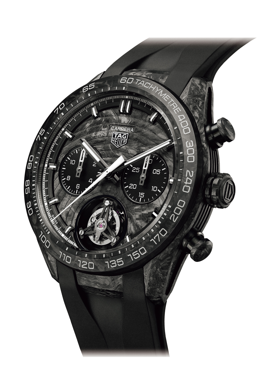 タグ・ホイヤー|カレラ トゥールビヨン クロノグラフ エクストリーム スポーツ TH-カーボンスプリング