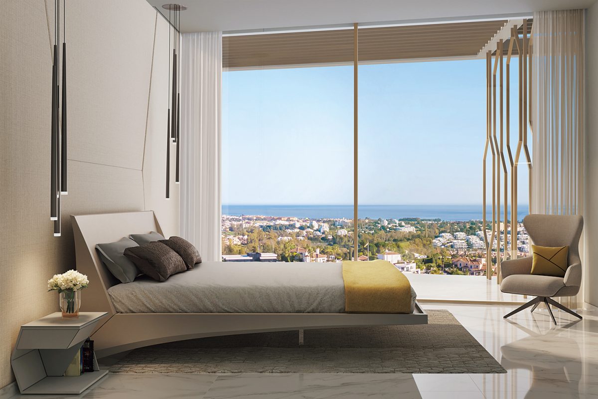 「ティエラ・ビバ バイ アウトモビリ・ランボルギーニ」のベッドルーム