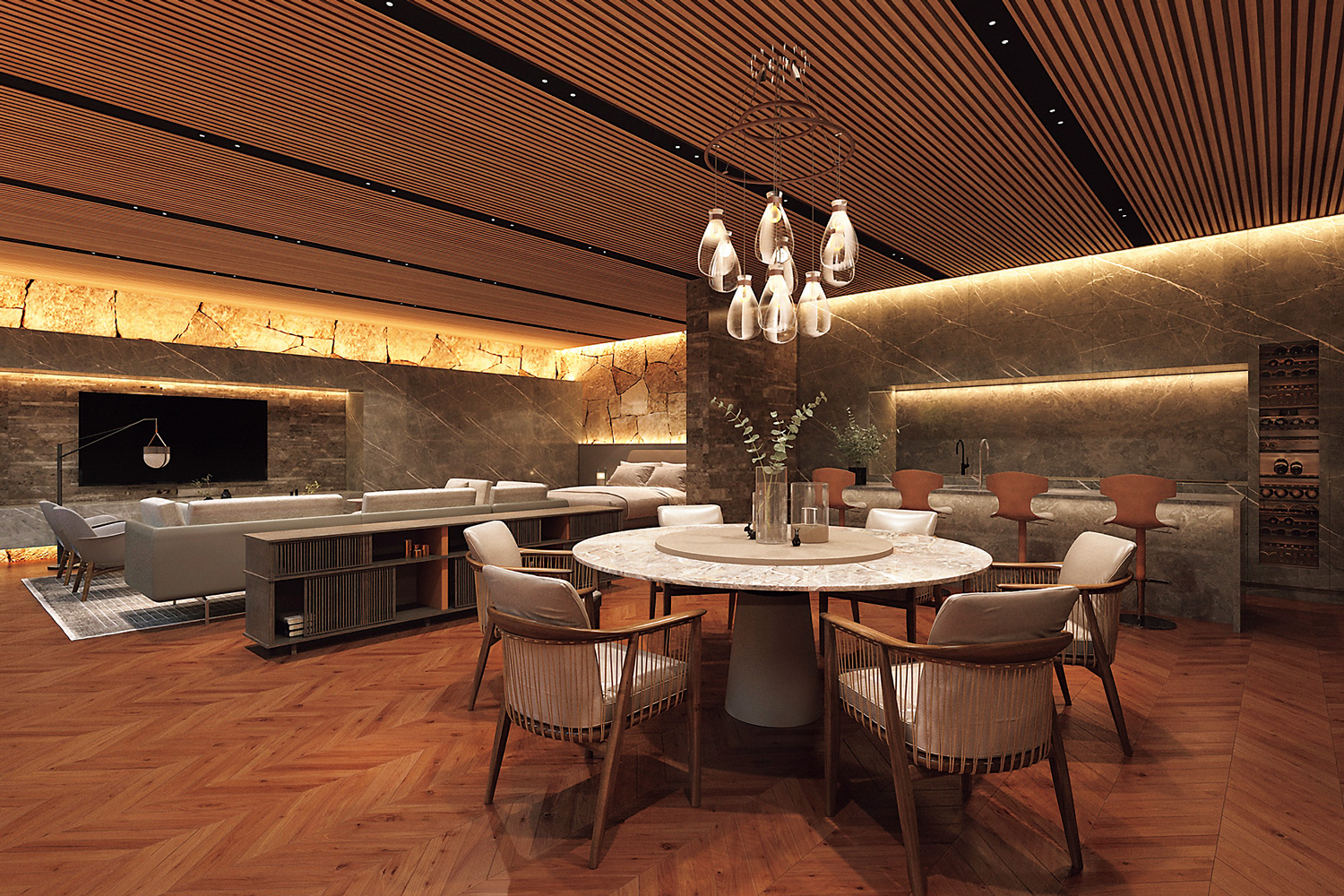 「ポルトローナ・フラウ・スイート」の室内