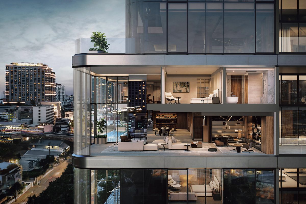 「ポルシェ デザイン タワー」バンコク