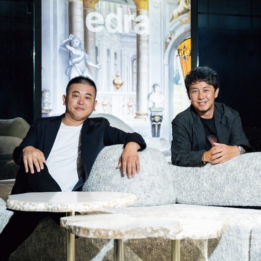 リビングハウス 代表取締役社長の北村甲介氏とフィル・カンパニー取締役会長の髙橋伸彰氏